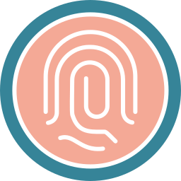 biometrische identifizierung icon