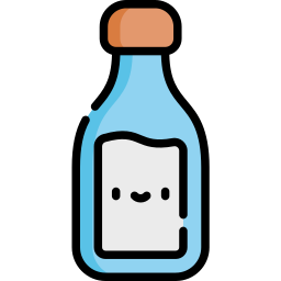 Milk bottle icon