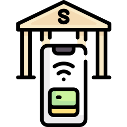 Bank online icon