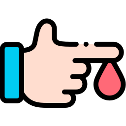 Blood test icon