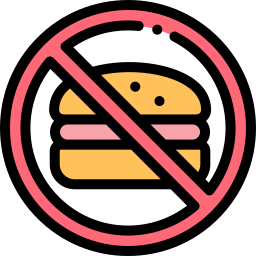 No junk food icon