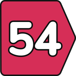 Fifty four icon