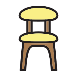 Dinning chair icon