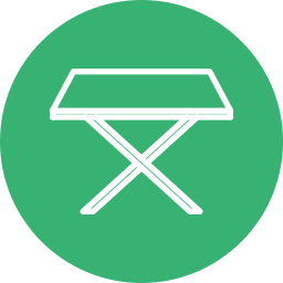 Folding table icon