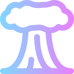 esplosione nucleare icona