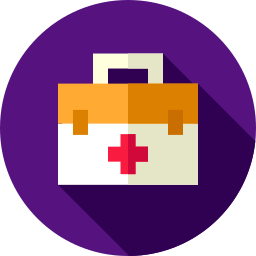 First aid kit icon