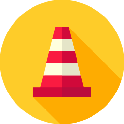 Traffic cone icon