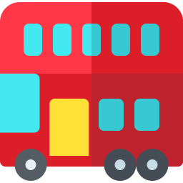 Double decker bus icon