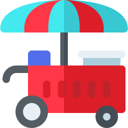 Food cart icon