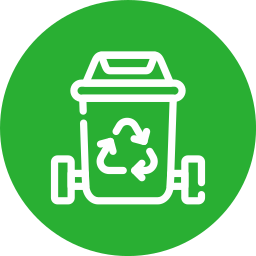 Trash bin icon