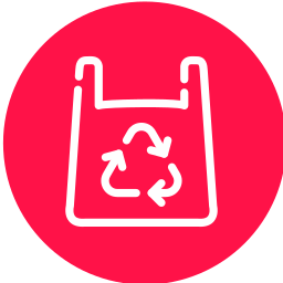 Recycled Plastic Bag icon