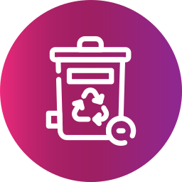 Trash bin icon