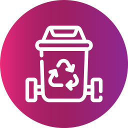 Trash bin icon