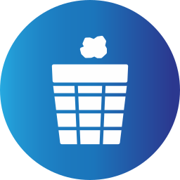 Trash bin icon