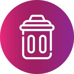 Trash bin icon