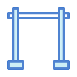 Pull up bar icon