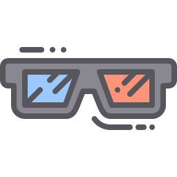 3d glasses icon