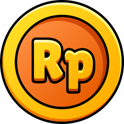 Indonesian rupiah icon