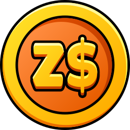 Zimbabwe dollar icon