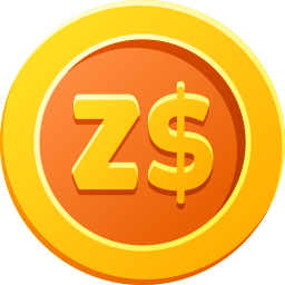 Zimbabwe dollar icon