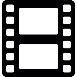 Film strip photograms icon