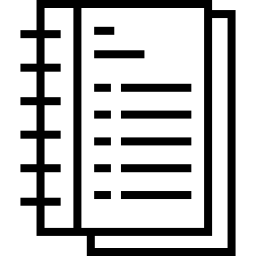 caderno Ícone