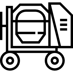 Concrete mixer icon