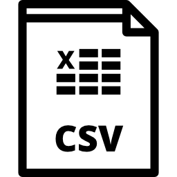 csv Icône