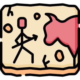 Cave painting icon