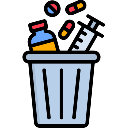 Biomedical waste icon