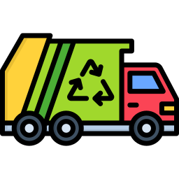 Garbage truck icon