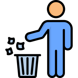 Littering icon