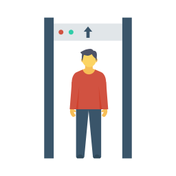 Security gate icon