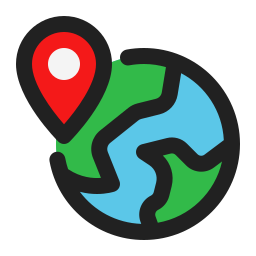 World map icon