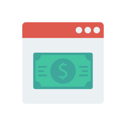 Online payment icon