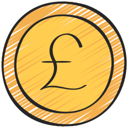 Pound coin icon