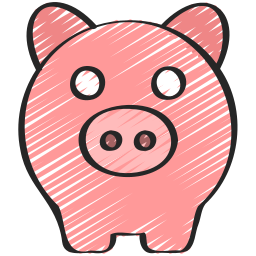 Piggy bank icon