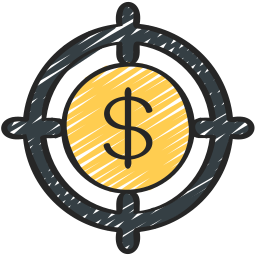 Money target icon