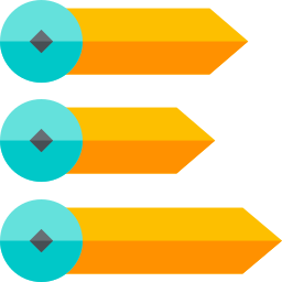 diagramme à bandes Icône