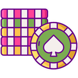 Poker chips icon