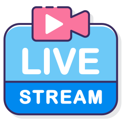 live streaming icoon