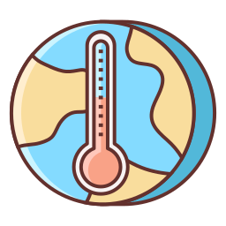 Climate change icon