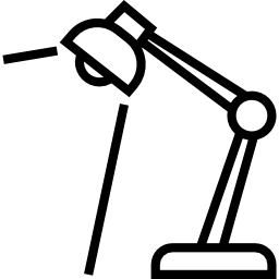 Desk lamp icon