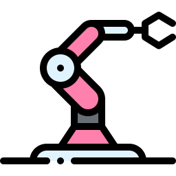 Robot arm icon