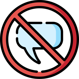 No talk icon