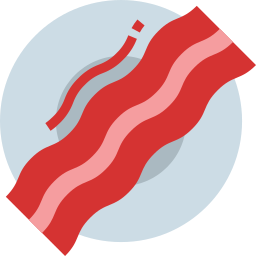 bacon Icône