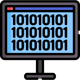 Binary code icon