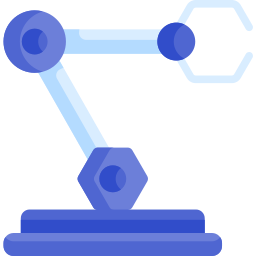 bras de robot Icône