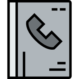 Phone book icon