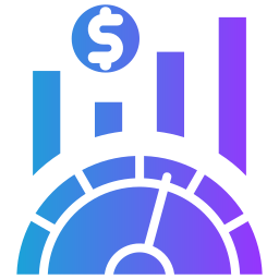 croissance des revenus Icône